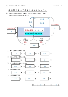 さくさく文章題『鶴亀算』